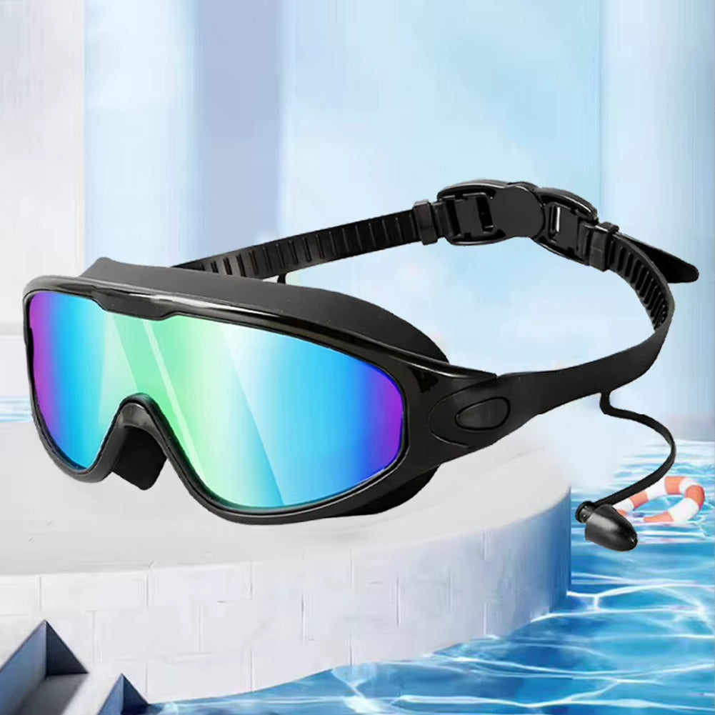 Anti Fog Swimming Goggles UV Protection Swimming Goggles Waterproof Swim Sports Eyewear Adjustable for Swimmers