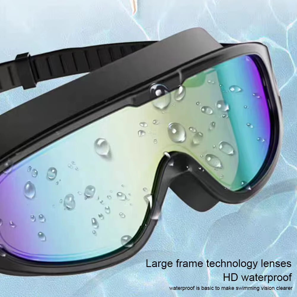 Anti Fog Swimming Goggles UV Protection Swimming Goggles Waterproof Swim Sports Eyewear Adjustable for Swimmers