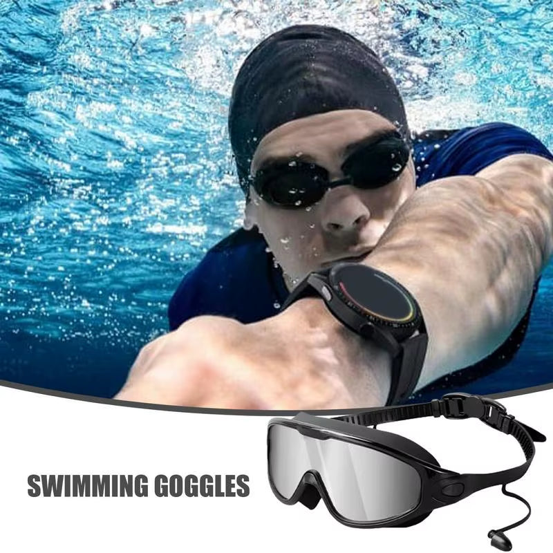 Women Swim Goggles Adjustable UV Protection Swimming Goggles for Men and Women No Water Seepage Swim Goggles with Wide View For